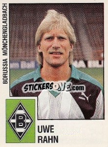 Cromo Uwe Rahn - German Football Bundesliga 1987-1988 n. 232 - Panini