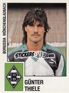 Cromo Gunter Thiele - German Football Bundesliga 1987-1988 n. 233 - Panini