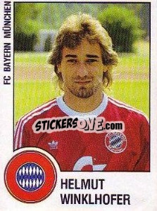 Figurina Helmut Winklhofer - German Football Bundesliga 1987-1988 n. 245 - Panini