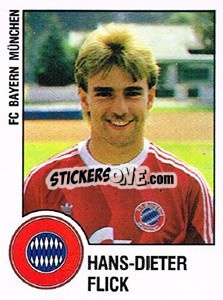 Cromo Hans-Dieter Flick - German Football Bundesliga 1987-1988 n. 246 - Panini