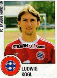 Cromo Ludwig Kogl - German Football Bundesliga 1987-1988 n. 248 - Panini