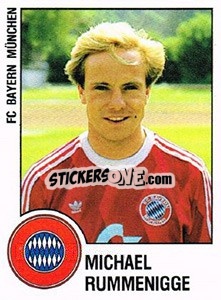 Cromo Michael Rumminegge - German Football Bundesliga 1987-1988 n. 249 - Panini