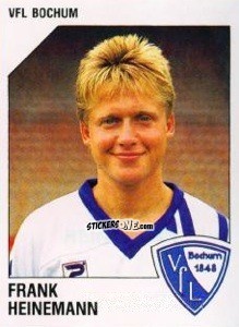 Sticker Frank Heinemann - German Football Bundesliga 1992-1993 n. 11 - Panini