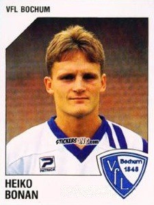 Sticker Heiko Bonan - German Football Bundesliga 1992-1993 n. 13 - Panini