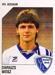 Sticker Dariusz Wosz - German Football Bundesliga 1992-1993 n. 14 - Panini