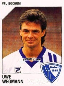 Sticker Uwe Wegmann - German Football Bundesliga 1992-1993 n. 15 - Panini