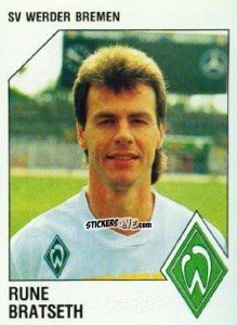 Figurina Rune Bratseth - German Football Bundesliga 1992-1993 n. 23 - Panini