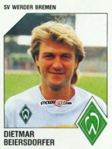 Cromo Dietmar Beiersdorfer - German Football Bundesliga 1992-1993 n. 24 - Panini