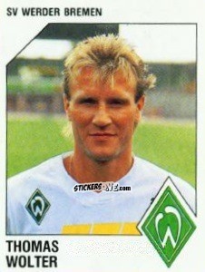 Cromo Thomas Wolter - German Football Bundesliga 1992-1993 n. 25 - Panini