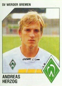 Figurina Andreas Herzog - German Football Bundesliga 1992-1993 n. 33 - Panini