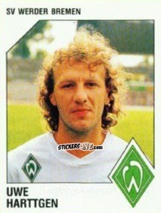 Figurina Uwe Harttgen - German Football Bundesliga 1992-1993 n. 34 - Panini