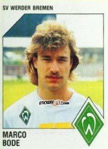 Figurina Marco Bode - German Football Bundesliga 1992-1993 n. 36 - Panini