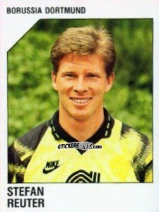 Figurina Stefan Reuter - German Football Bundesliga 1992-1993 n. 43 - Panini