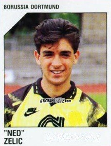 Sticker Ned Zelic - German Football Bundesliga 1992-1993 n. 47 - Panini