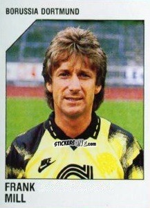 Sticker Frank Mill - German Football Bundesliga 1992-1993 n. 55 - Panini