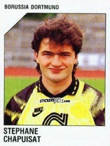 Figurina Stephane Chapuisat - German Football Bundesliga 1992-1993 n. 56 - Panini
