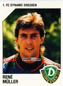Cromo René Müller - German Football Bundesliga 1992-1993 n. 60 - Panini