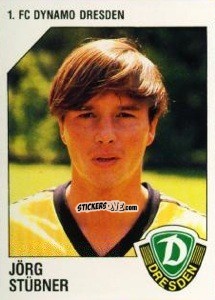 Sticker Jörg Stübner - German Football Bundesliga 1992-1993 n. 68 - Panini