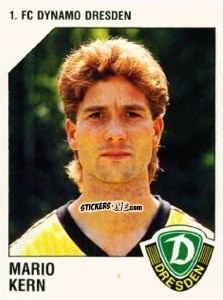 Sticker Mario Kern - German Football Bundesliga 1992-1993 n. 73 - Panini