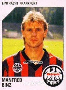 Cromo Manfred Binz - German Football Bundesliga 1992-1993 n. 81 - Panini
