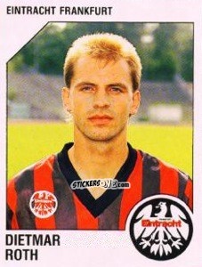 Sticker Dietmar Roth - German Football Bundesliga 1992-1993 n. 83 - Panini