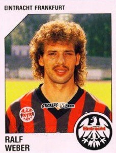 Sticker Ralf Weber - German Football Bundesliga 1992-1993 n. 86 - Panini