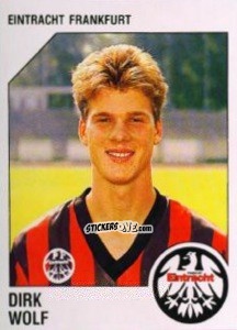 Sticker Dirk Wolf - German Football Bundesliga 1992-1993 n. 88 - Panini