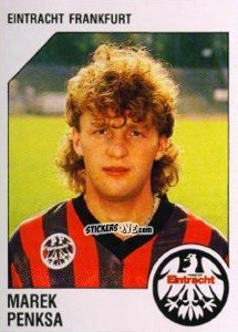 Sticker Marek Penska - German Football Bundesliga 1992-1993 n. 90 - Panini