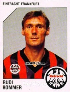 Sticker Rudi Bommer - German Football Bundesliga 1992-1993 n. 91 - Panini