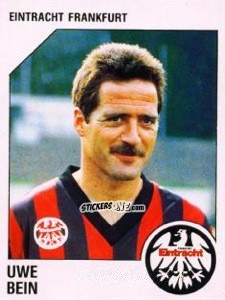 Sticker Uwe Bein - German Football Bundesliga 1992-1993 n. 92 - Panini