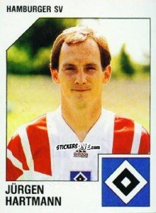 Cromo Jürgen Hartmann - German Football Bundesliga 1992-1993 n. 105 - Panini