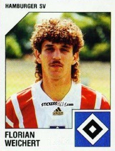Figurina Florian Weichert - German Football Bundesliga 1992-1993 n. 111 - Panini
