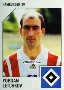 Figurina Yordan Letchkov - German Football Bundesliga 1992-1993 n. 112 - Panini