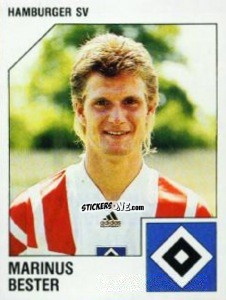 Figurina Marinus Bester - German Football Bundesliga 1992-1993 n. 114 - Panini