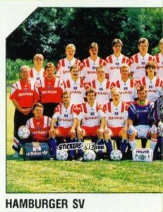 Figurina Mannschaft - German Football Bundesliga 1992-1993 n. 115 - Panini