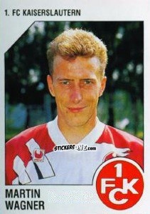 Figurina Martin Wagner - German Football Bundesliga 1992-1993 n. 126 - Panini
