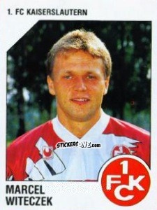 Cromo Marcel Witeczek - German Football Bundesliga 1992-1993 n. 130 - Panini