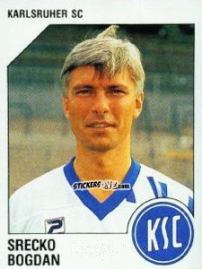 Cromo Srecko Bogdan - German Football Bundesliga 1992-1993 n. 137 - Panini