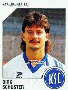 Sticker Dirk Schuster - German Football Bundesliga 1992-1993 n. 138 - Panini