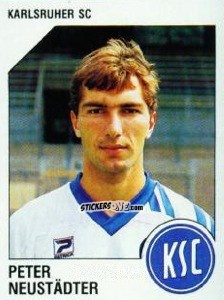 Cromo Peter Neustädter - German Football Bundesliga 1992-1993 n. 140 - Panini