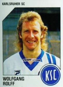 Sticker Wolfgang Rolff - German Football Bundesliga 1992-1993 n. 144 - Panini