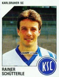 Cromo Rainer Schütterle - German Football Bundesliga 1992-1993 n. 148 - Panini