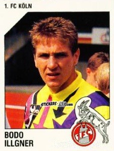 Sticker Bodo Illgner - German Football Bundesliga 1992-1993 n. 156 - Panini