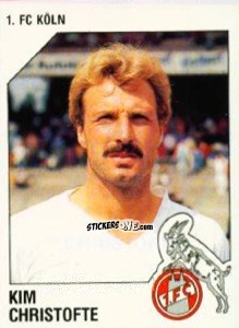 Figurina Kim Christofte - German Football Bundesliga 1992-1993 n. 157 - Panini