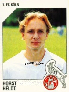 Cromo Horst Heldt - German Football Bundesliga 1992-1993 n. 165 - Panini