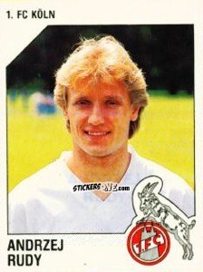Sticker Andrzej Rudy - German Football Bundesliga 1992-1993 n. 167 - Panini
