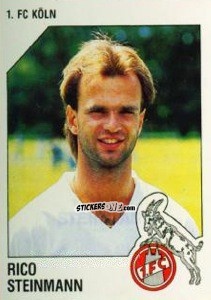 Sticker Rico Steinmann - German Football Bundesliga 1992-1993 n. 169 - Panini