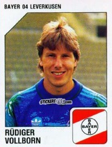 Sticker Rüdiger Vollborn - German Football Bundesliga 1992-1993 n. 174 - Panini