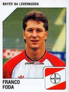 Sticker Franco Foda - German Football Bundesliga 1992-1993 n. 175 - Panini