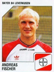 Cromo Andreas Fischer - German Football Bundesliga 1992-1993 n. 180 - Panini